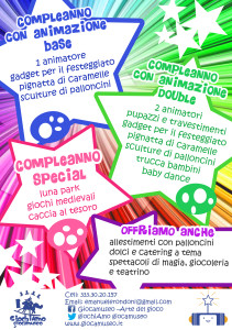 Volantino Compleanni