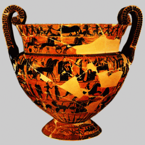 Vaso antico Gioco di ricostruzione di un finto vaso antico.