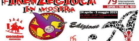 Evento - Giocamuseo alla Mostra dell'Artigianato con Firenze Gioca!!! 24 Aprile - 3 Maggio