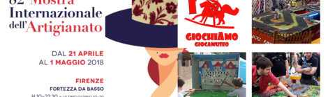 Giocamuseo AREA GIOCHI alla MOSTRA DELL'ARTIGIANATO DI FIRENZE 21 Aprile - 1 Maggio